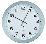 reloj gigante pared en venta perfil de gran diámetro (60 cm), grandes números negros, lente de cristal