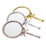 Pratique et portable : léger et compact, ce miroir est idéal pour les voyages, vous permettant de retoucher votre maquillage n'importe où, miroir de toilette, instrument de beauté à main
