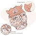 Aori Reborn Baby Dolls Clothes 20 inch Floral Printed Outfit Set for 17-20 Inch Reborn Doll Newborn Girl