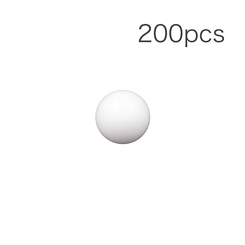 Miniatura 2 de Bolas de rodamiento de plástico sólido de polioximetileno (POM) Delrin de 0.787 in, 200