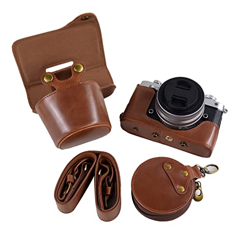 Funda MUZIRI KINOKOO para Nikon ZFC cuero PU café