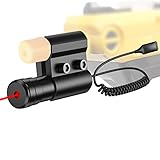 EZshoot Red Laser Sight Salt Red Laser Compatible with Bug & A Fly Salt Gun 2.0 & 3.0 Insect Salt Gun Laser with Optional Switch and 2 Set of Batteries (Only Laser Sight)