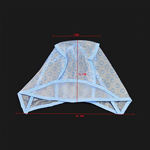 3Pcs Hair Highlighting Caps Hair Coloring Cap Frosting Dye Tools Kit With Metal Hooks For Salon Hair Tipping Dyeing Hairdressing - Blue Pink Purple #TOP3