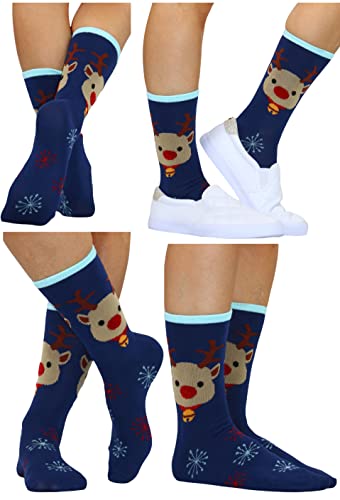 Image of ToBeInStyle Women's Pack of 6 or 12 Fashion Printed Crew Socks