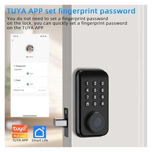 Serrure connectée Tuya pour simplifier l'accès à votre maison connectée