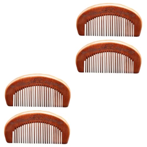 Peigne en bois de santal fait à la main peigne personnalisé cheveux