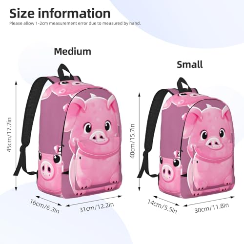 Mochila rosa de cerdo para mujer que alegra tus escapadas 4