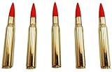 30-06 Springfield Snap caps - Dummy Training Rounds - Set of 5 (Red & Brass)