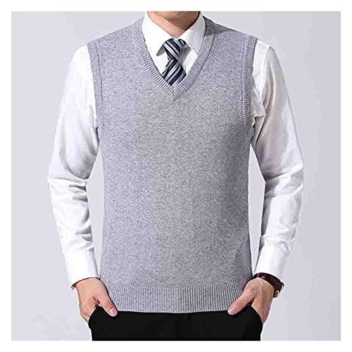 Colete Masculino ZHILI - Gola V Sem Mangas Malha