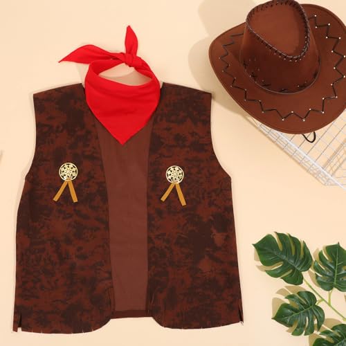 Costume cowboy adulte gilet franges pour soirée western - 5