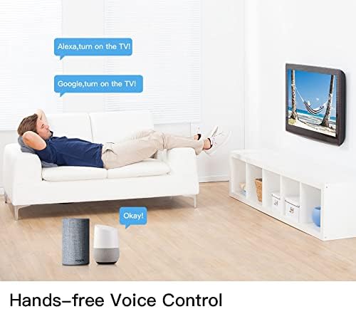 MoesGo Smart WiFi IR Universal Air Conditioner TV Remote Infrared Control Hub by Voice and Smart Life Tuya App,Smart Home Automation Compatible with with Amazon Echo and Google Home Alexa