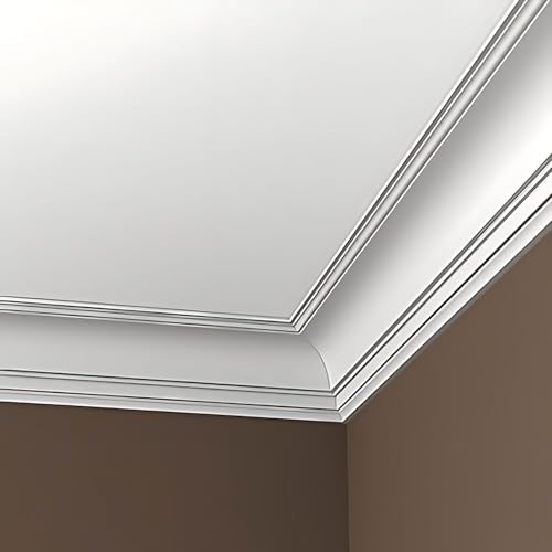 Corniche Profhome 150108 transformez votre salon avec une moulure de plafond élégante - 4