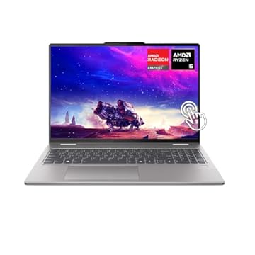 Lenovo Yoga 7 2 Em 1 16" Wuxga (1920X1200) Laptop Com Tela Sensível Ao Toque, Amd Ryzen 5 8640Hs 6 Núcleos, 8 Gb De Ram, Ssd De 512 Gb, Amd Radeon 760M Graphics, Kb Com Iluminação De Fundo, Impressã