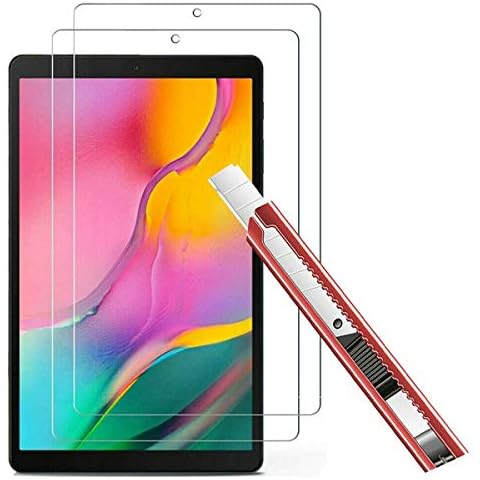 Mobistar Screen Protector for Samsung Galaxy Tab A 10.1 2019,SM-T510/T515 Model, Premium Tempered Glass Screen Protector for Samsung Galaxy Tab T515-2 Pack Cover