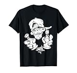 Ropa gráfica Monkey Graffiti Hip Hop Rap Music Ape Camiseta