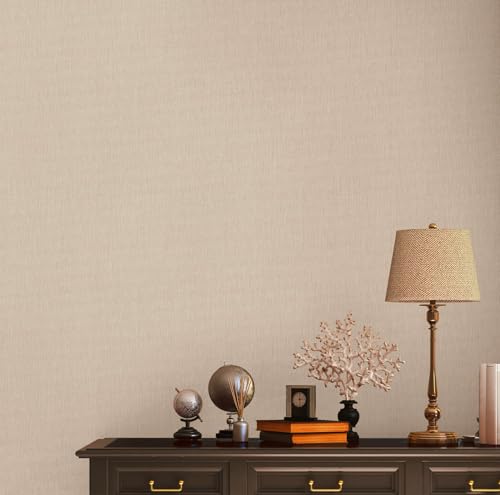 CONCORD WALLCOVERINGS ™ Lightly Textured Unpasted Wallpaper - Plain Colors - Nonwoven Material, Fade-Resistant – for Residential & Commercial Use – 32.8 ft x 21 in (10m x 53cm), 57 Sq Ft