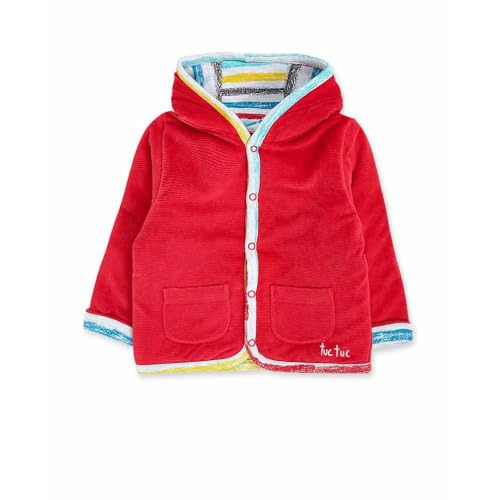 Tuc Tuc Parka reversible de niño color rojo colección p'tit zoo