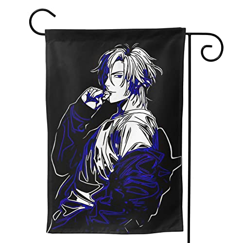 Anime Banana Fish Garden Flag Welcome Summer Vertical Double Sided Yard Flag Outdoor Decor Holiday Garden Flags For Outside Patio Porch Lawn 12.5"X18" #TOP1