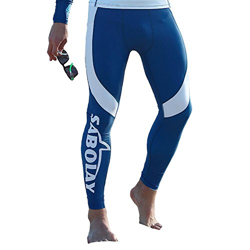 HOTIAN Men Diving Pants Surfing Snorkeling Swimming Pants Rash Guard Tights UPF 50+