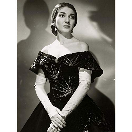 Affiche Maria Callas La Traviata 91x132cm photo de star opéra pour salon