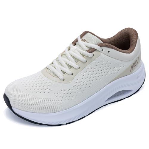 QAUPPE Wide Toe Box Shoes Women Arch Support Walking Sneakers Orthotic Tennis Plantar Fasciitis Shoes