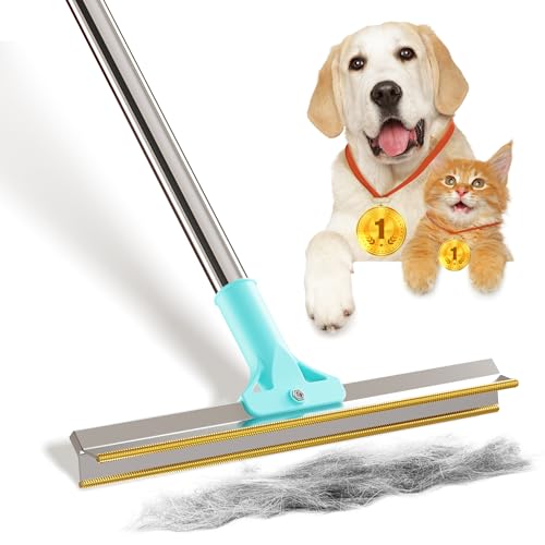 Fido Fave Xtra Pet Hair Removal Boom Reusable Carpet Rake with 131cm Handle, Great for Dog and Cat Pet Hair Remover, Carpet Brush for Carpets, Rugs, Deep Cleaning Carpet Scraper for Pet Owners Fido Fave Xtra Pet Hair Removal Boom Reusable Carpet Rake with 131cm Handle, Great for Dog and Cat Pet Hair Remover, Carpet Brush for Carpets, Rugs, Deep Cleaning Carpet Scraper for Pet Owners