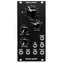 Triangle, saw and pulse wave outputs Manually adjustable and CV controlled pulse width Great tracking across 8 octaves Exponential FM input with attenuator Synchronization input