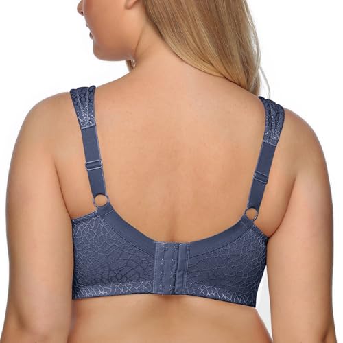 Image of DotVol Women's Full Figure Minimizer Bras Comfort Large Busts Wirefree Non Padded Plus Size Bra