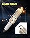 KAX LTR5BI-13 3811 Spark Plug, Double Iridium Spark Plugs 4 Pack Fit for Mazda3 2006-2013,Mazda6 2006-2013,Mazda5 2012-2015,CX-7 2010-2012,Tribute 2009-2011 5 2008-2010 L4 2.5L 2.0L 2.3L