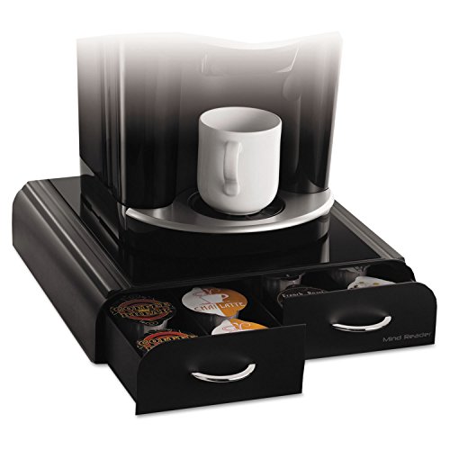 Mind Reader VUETRYAC-BLK-AC "Anchor"Coffee Pod Storage Drawer for Tassimo T-Discs,Vertuoline Nespresso Capsules- Black