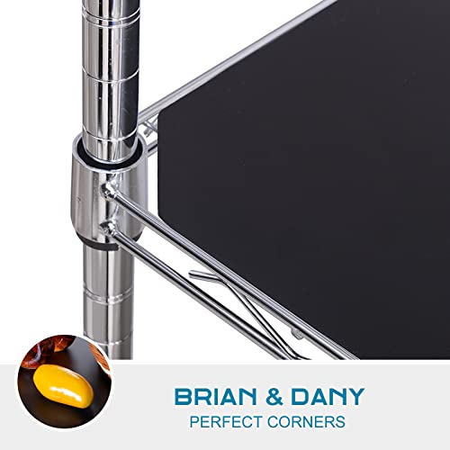 BRIAN & DANY Wire Shelf Liner 24" X 48", Heavy Duty Shelf Liners for Wire Shelving, Waterproof Protector Mats, Set of 4, Black by BRIAN & DANY - Image 6