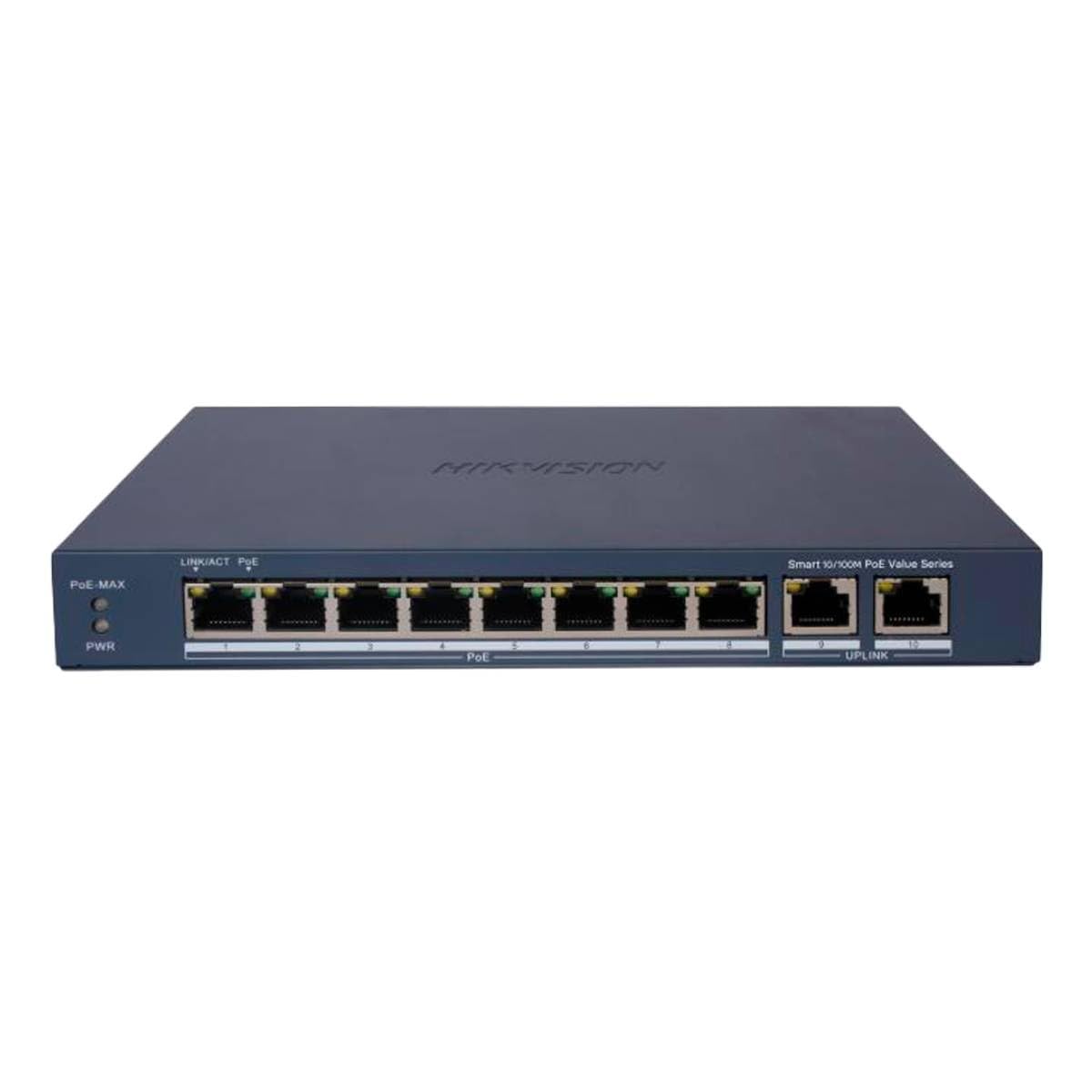 Switch de 10 puertos Hikvision DS-3E1310P-EI/M con velocidad Gigabit PoE 2