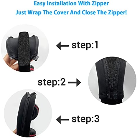 Headband Cover, PChero Elastic Lycra Protector Pad Compatible with MDR-CD900ST, HDJ-X5BT-N, MDR-M1ST, K361-Y3 Headphone Headset Replacement Headband Cushion - 1PC (Black)