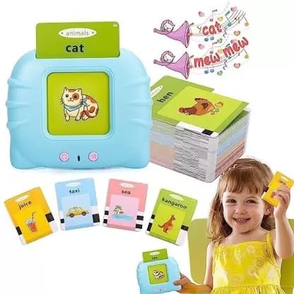 CrazyBuy Talking English Words Flash Cards for Kids Early Educational Learning Device Toy (Multicolor) (B0CH8DPQJD) Amazon Price History, Amazon Price Tracker