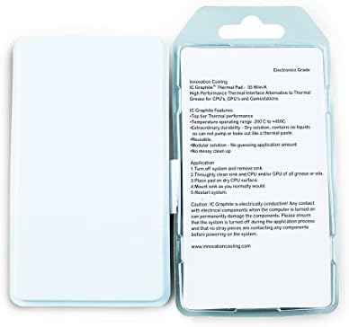 IC Graphite ThermaInnovation Cooling Graphite Thermal Pad - Alternative To Thermal Paste/Grease (40 X 40mm)