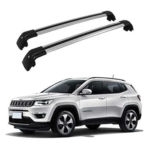 Raíles de baca para techo Jeep Compass 2017-2023 barra transversal 2