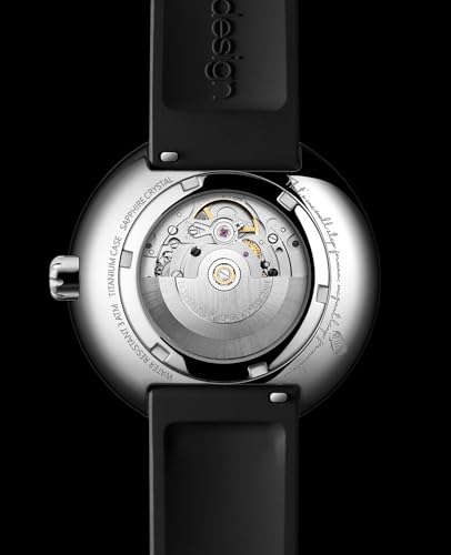 Image of CIGA Design Mechanical Automatic Watch Blue Planet U Series Stainless Steel /Titanium /Ceramics Case Sapphire Crystal Fluororubber /Ceramics Strap Watches Gifts for Men and Women