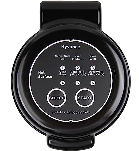 Hyvance Smart Fried Egg Cooker, Low Heat Cooking, Make Fried Egg Like Sunny Side Up, Over Easy Etc. It Automatically Stops With Sound Alert When Done, Non Stick Coating #TOP1