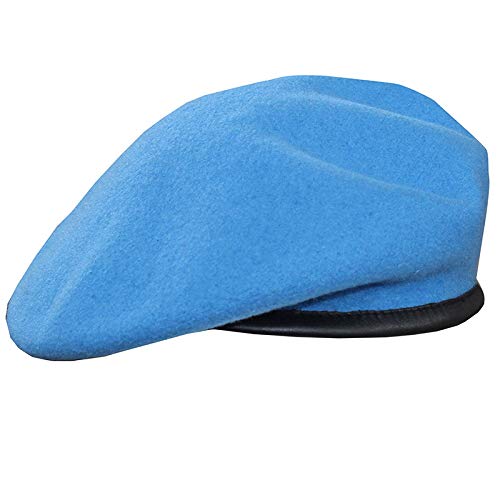 United Nations UN Officers Small Crown Beret 59cm, 7 3/8, Blue