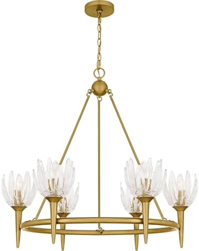 Quoizel Shea 6-Light Brushed Gold Chandelier