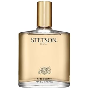 Stetson Original Aftershave – After Shave Splash for Men – Earthy and Woody Aroma with Fragrance Notes of Citrus, Patchouli, and Tonka Bean – 3.5 Fl Oz