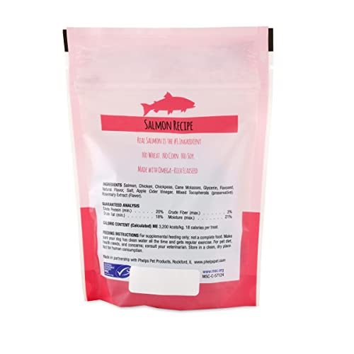 Image of Healthy Breeds Cocker Spaniel Smokin' Oven Salmon Recipe Jerky Dog Treats - Real Salmon is The First Ingredient - 4 oz