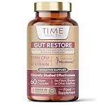 Gut Restore – 12 Strain Probiotic & Postbiotic Butyrate Generator – MicroBiomeX – Clinically Proven – Advanced Bio Cultures Formula – Vegan Probiotics – UK Made - 60 Capsules