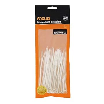 Abraçadeiras Nylon 100X2.5 Branca C/100