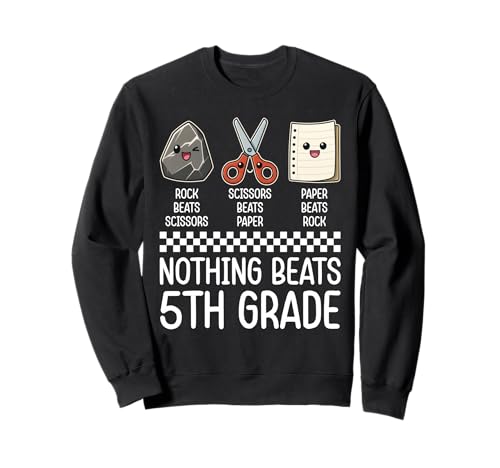 Nothing Beats 5th Grade Funny Back To School Kids Teachers Sweatshirt