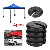 Youyijia Gazebo Weight Parasol Stand Bases Set of 4 Heavy Duty Garden Anchor Gazebo Leg for Canopy Shelters Marquees Tents Pagodas Total 9kg - Image 7