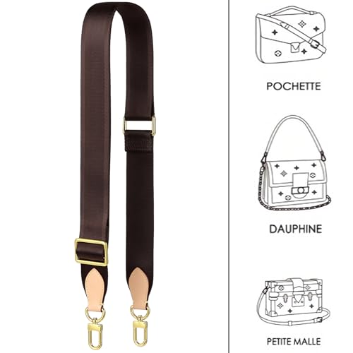 Image of Purse Strap Replacement Crossbody Handbag Shoulder Strap Adjustable for SPEEDY,Pochette Accessoires