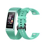 teyiwei Correa de silicona suave para Huawei Band 3 Pro, compatible con Huawei Band 4 Pro