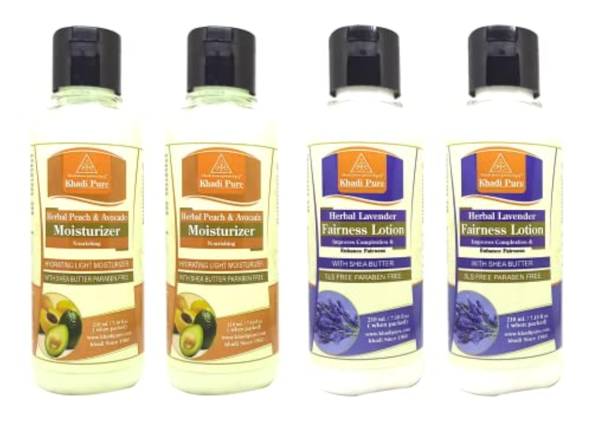 Peach Avocado Moisturizing Lotion, Pack of 4