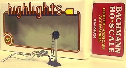 HO Scale Trains ELECTRIC TARGET TRACK SIGNAL LIGHT